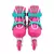 Patins Inline Rosa+kit Proteção Aventura 34/37 - Unitoys na internet