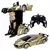 Carrinho de Controle Remoto Sem Fio Transformável Dourado - DM Toys - comprar online