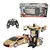 Carrinho de Controle Remoto Sem Fio Transformável Dourado - DM Toys na internet