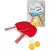 KIT PING PONG C/3 BOLAS Raquetes de Madeira- Toy Mix