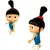 Boneco de Vinil Agnes e Fluffy - Líder Brinquedos - Loja - Brinquedos Baby Run 