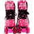 Patins Infantil Retrô Rosa 4 Rodas C/ Led 37 - BBR Toys - Loja - Brinquedos Baby Run 