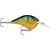 Isca artificial Rapala DT-10, cor verde e laranja, com anzóis duplos, ideal para pesca.