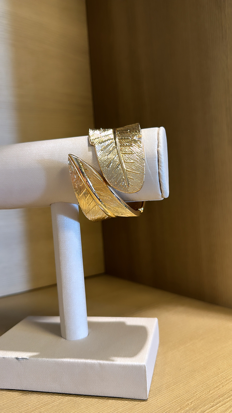 Bracelete Folha gold