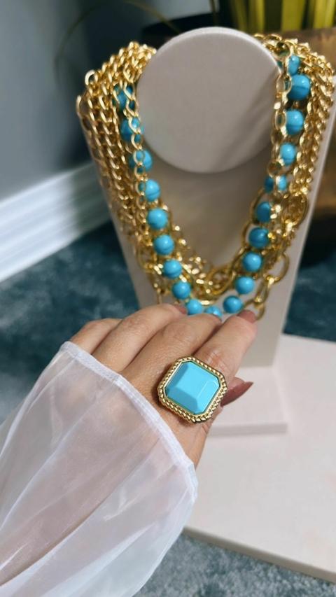 Anel Geneve blue