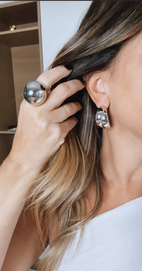 Brinco Pati Silver - comprar online