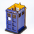 Imagem do Porta Objetos Tardis Doctor Who Decoração Série Escritório Presente Viagem no Tempo Caneta
