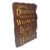Quadro Relevo Hobbit Amadeirado Frase Senhor dos Anéis Decoração - comprar online