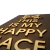 Imagem do Quadro Relevo Decorativo This Is My Happy Place Gato Pet Frase Presente Decoração