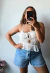 Musculosa Kimchie Blue Urban Outfitters beige NUEVA! talle M
