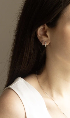 MINI ARGOLA BELINA RODIO BRANCO - comprar online