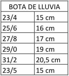 Imagen de BOTA DE LLUVIA Y NIEVE ROSA