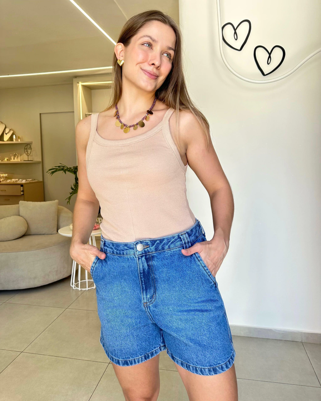 Bermuda jeans Kylie