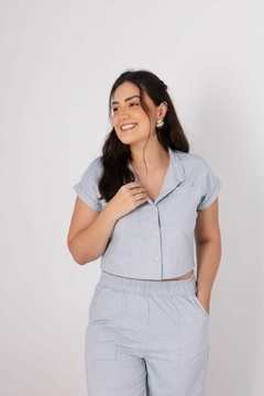 Camisa Let Azul