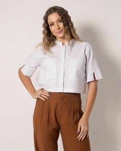 Camisa branca Algodão