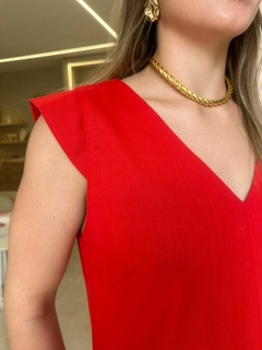 Vestido Evelyn - vermelho na internet