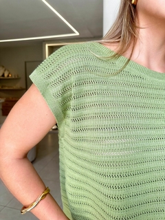 Tricot Maju - verde na internet