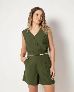 Bermuda Colheita - verde - comprar online