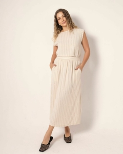 Saia Lisa risca off - comprar online