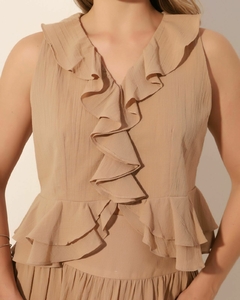 Regata Viviane - bege - comprar online