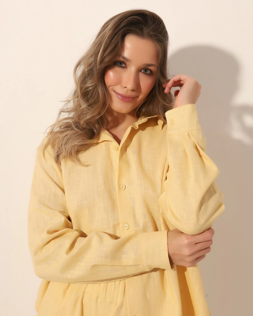 Camisa Laço - amarela