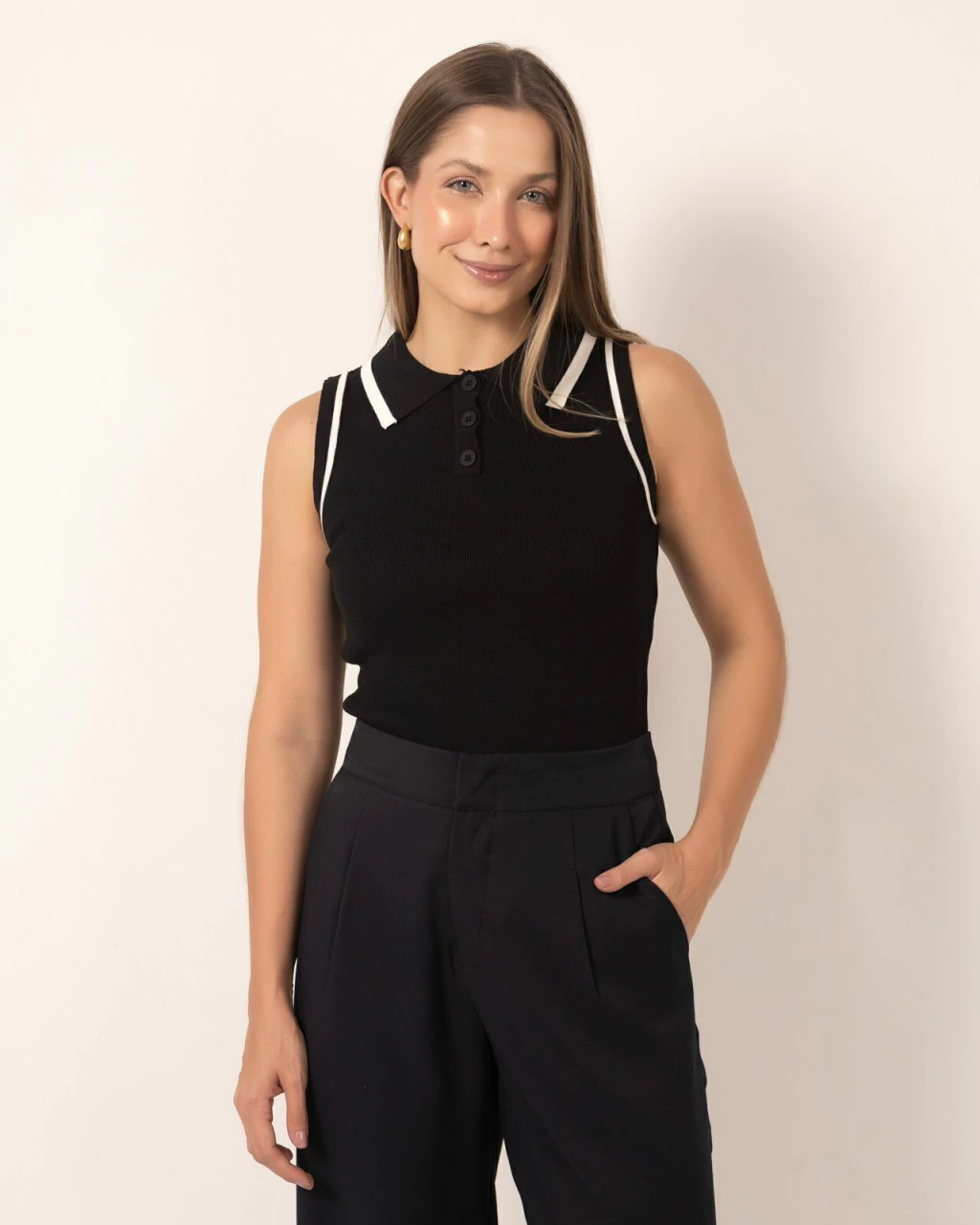 Tricot Mia - preto