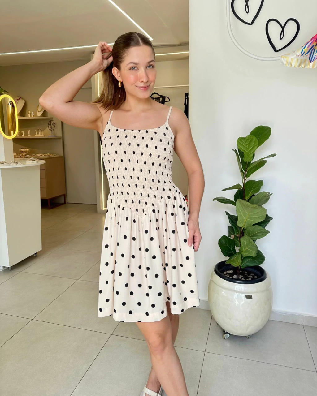 Vestido Lorena - poá