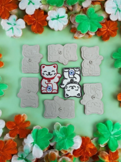 GATITO FORTUNA porta sahumerio PACK X 10 unidades