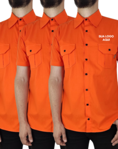 KIT CAMISA WORK ORANGE