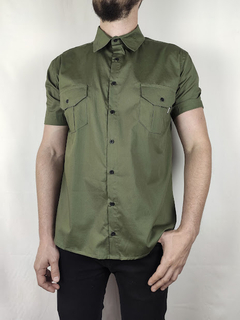 KIT CAMISA WORK GREEN BLACK - comprar online