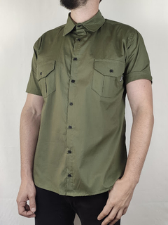 KIT CAMISA WORK GREEN BLACK na internet