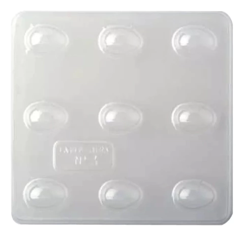Molde Placa Para Huevo Pascuas Nº3 X10 Unidades