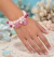 Pulsera Ocean X2 C/perlas Y Conchas De Mar Manzana Cotillon - comprar online