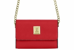 Bolsa Flap com Alça de Corrente Vermelho 10032.3