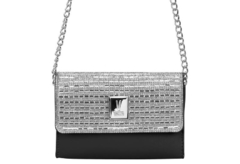 Bolsa Flap com Alça de Corrente Preto 10032.8 - loja online