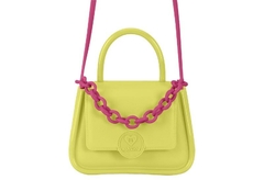 Bolsa Molekinha com Alça de Corrente Siciliano/Pink 20031.2