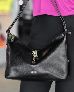 Crossbody Classe Couro 3261 Preto