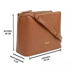 Bolsa Classe Couro Tati 2633-2 Nocciola