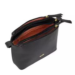 Bolsa Classe Couro Tati 2633-2 Preta - Oxe Mais Cor