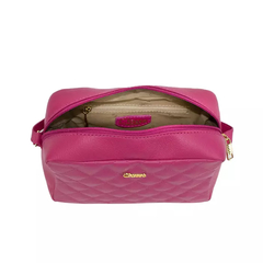 Câmera Bag Classe Couro Liz 2797 Magenta Matelassê na internet