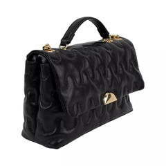 Bolsa Classe Couro Liza 3119 Preto - Oxe Mais Cor