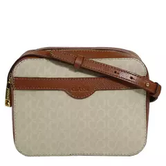 Bolsa Classe Couro Lizzi 3196 Canvas Creme