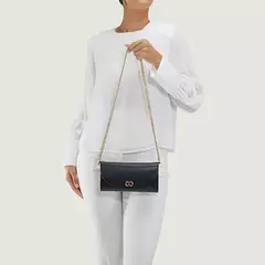 Bolsa Classe Couro Sara 3250 Preto - comprar online