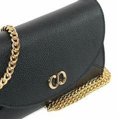 Bolsa Classe Couro Sara 3250 Preto - Oxe Mais Cor