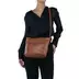 Crossbody Peggy Classe Couro 3268 Nocciola - comprar online