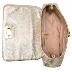 Bolsa Classe Couro Mini Laila 3300 Ouro - Oxe Mais Cor