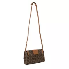 Bolsa Classe Couro Canvas Moderna 3304 Marrom - Oxe Mais Cor