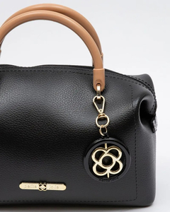 Bolsa Lucy Preto/Avelã PJ11165 - Oxe Mais Cor