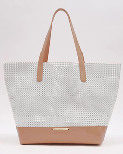 Bolsa Ibiza White/Avelã PJ10734B - comprar online