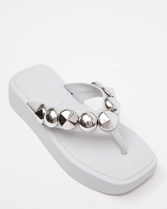Chinelo Hit White/Niquel PJ7529 na internet